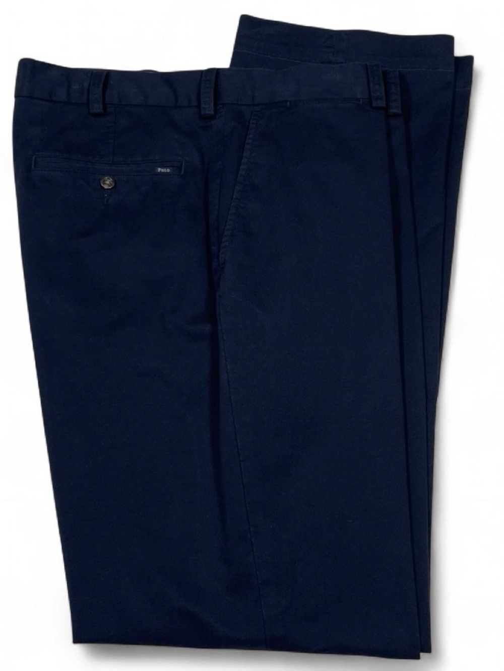 MINT! Polo Ralph Lauren Stretch Classic Fit Navy Chino Pants Men’s Size W34 L34